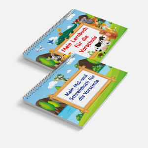 Mein Lernbuch + Mal- und Schreibbuch für die Vorschule