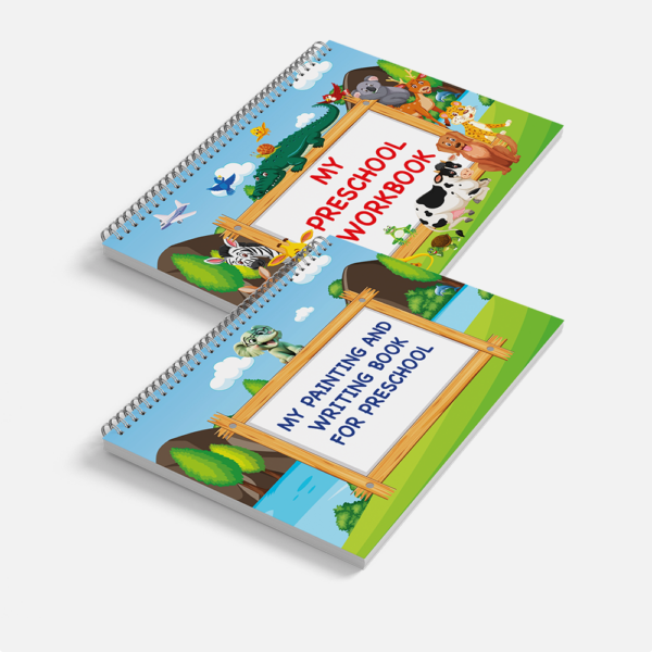 Mein Lernbuch + Mal- und Schreibbuch für die Vorschule