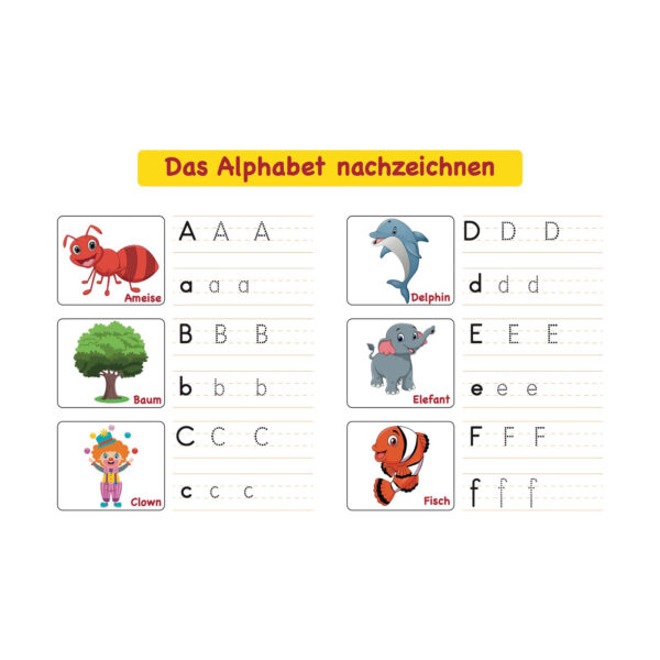 Mal- und Schreibbuch für die Vorschule