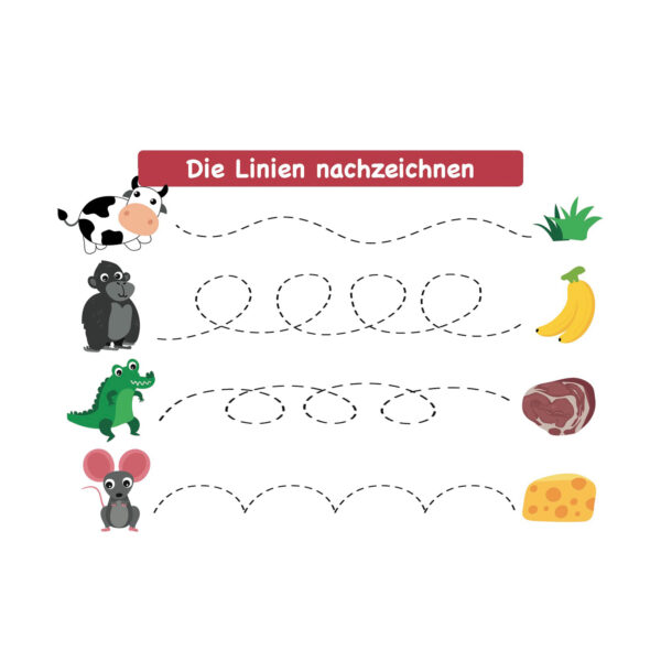 Mal- und Schreibbuch für die Vorschule